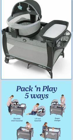 Graco Pack n’ Play LX Playard in NAVY BLUE