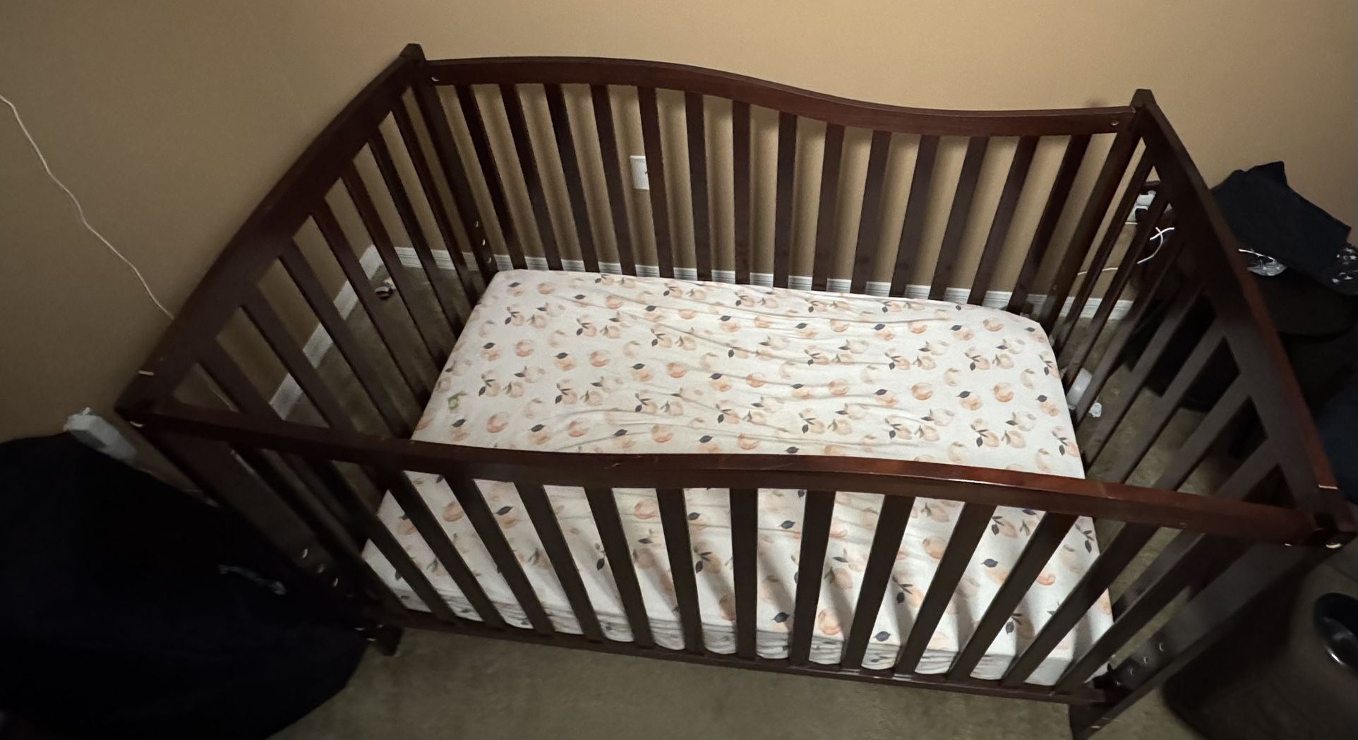 Crib And Changing Table