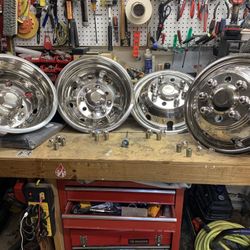 Ford 16” 8 Hole Lug Dually Wheel Simulator Bolt On