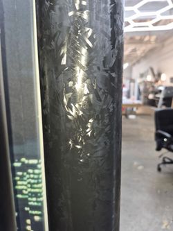 Satin forged black vinyl wrap by the yard
