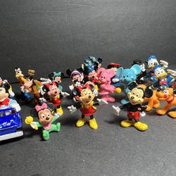Vintage Walt Disney Productions 2” PVC Hong Kong Figures Lot of 25