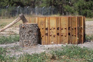 Dozer Track Fire Pit