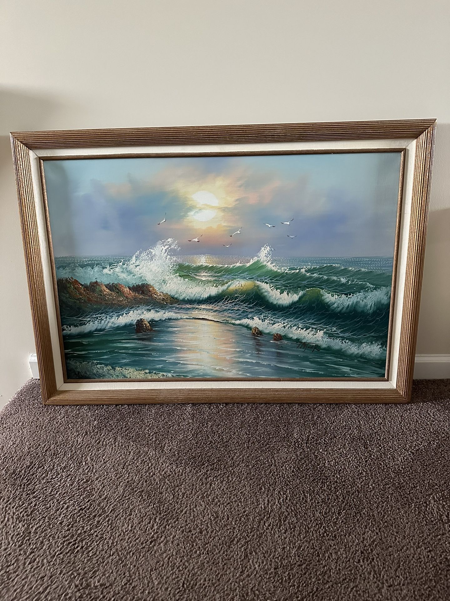 Seascape Painting 41” X 29”