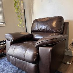 Electric Leather Recliner