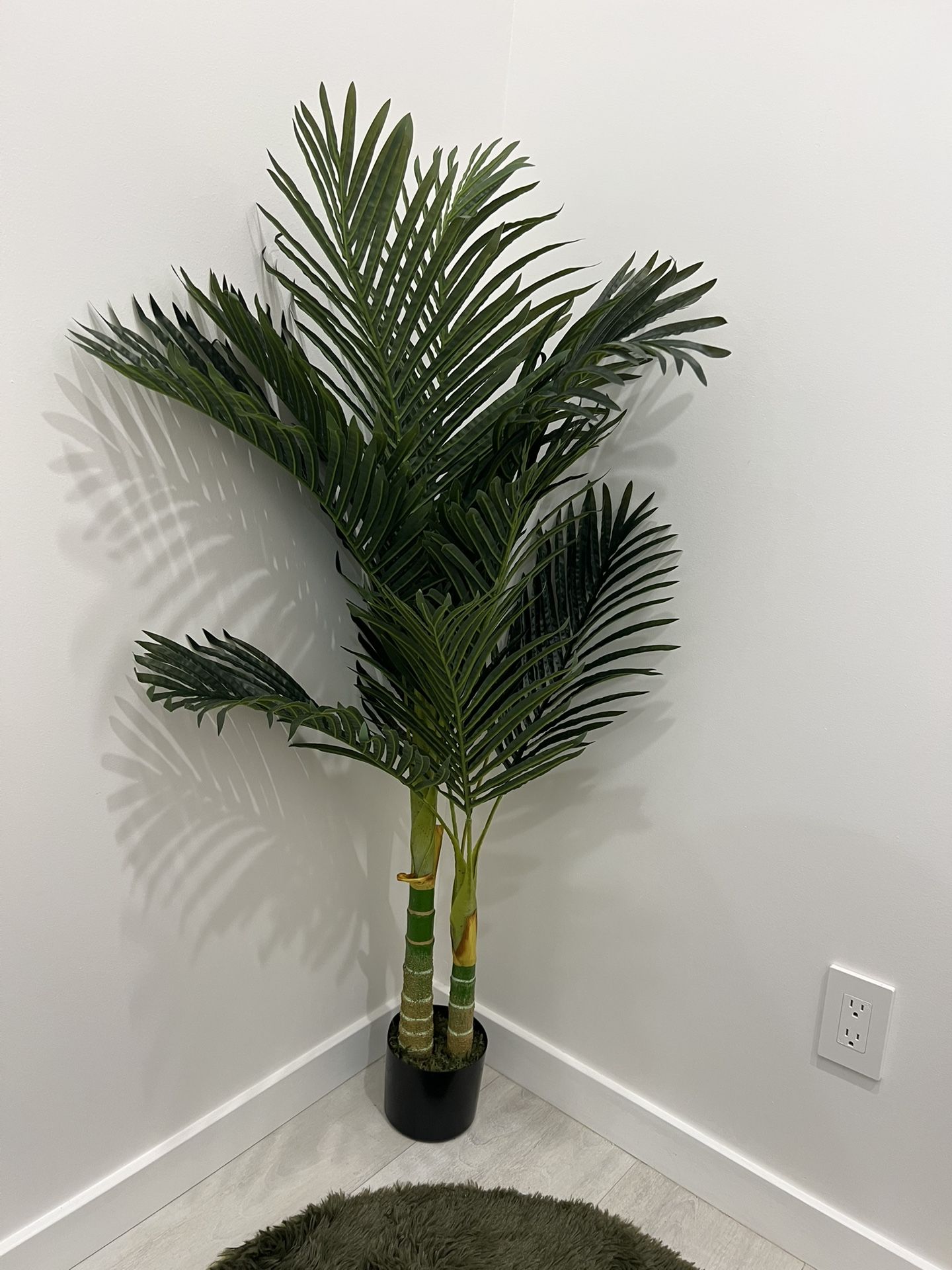 Faux Mini Palm Tree