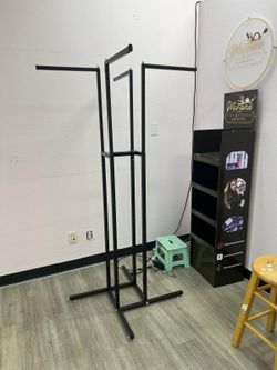 4-way clothing rack for sale $60