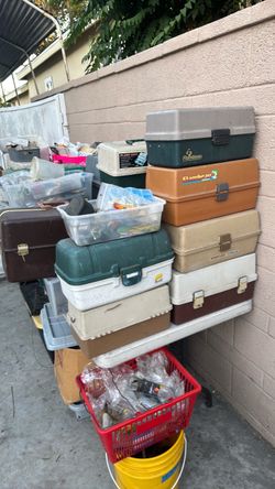Loaded Fishing Tackle Boxes