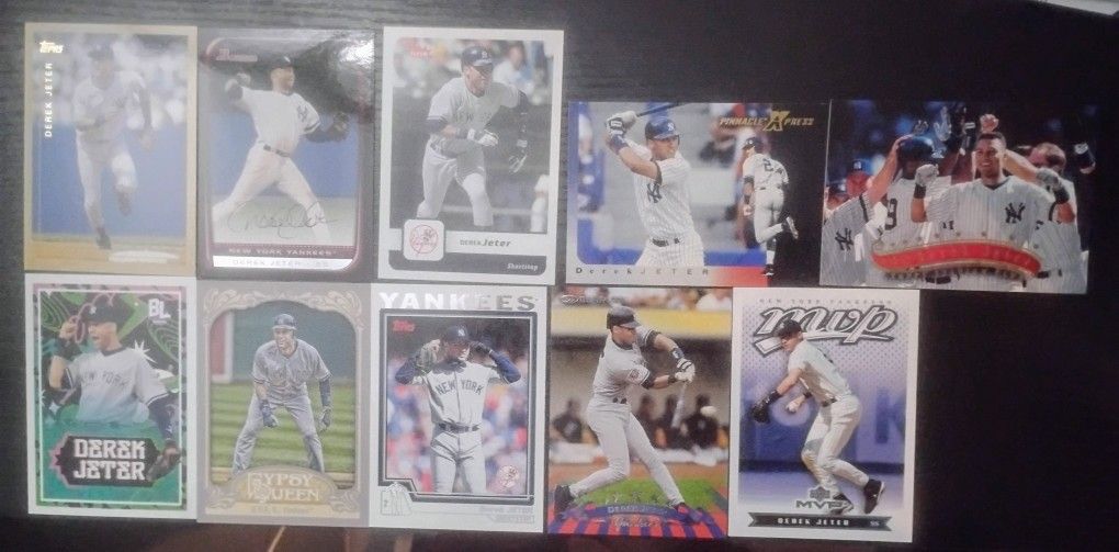 Derek Jeter Yankee Legend, 10 Card Lot!