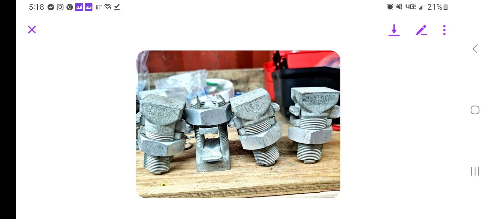 Ilsco Split Bolts. Up To 500 Kcmii New