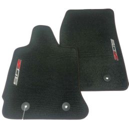 C7 Corvette Z06 OEM Carpeted Black Floor Mats