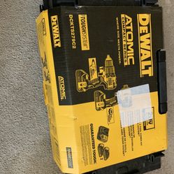 DeWalt 20V MAX ATOMIC Cordless Brushless 2 Tool Hammer Drill and Impact Driver KitItem # (contact info removed)| Mfr #DCKTS279C2 	(2) 