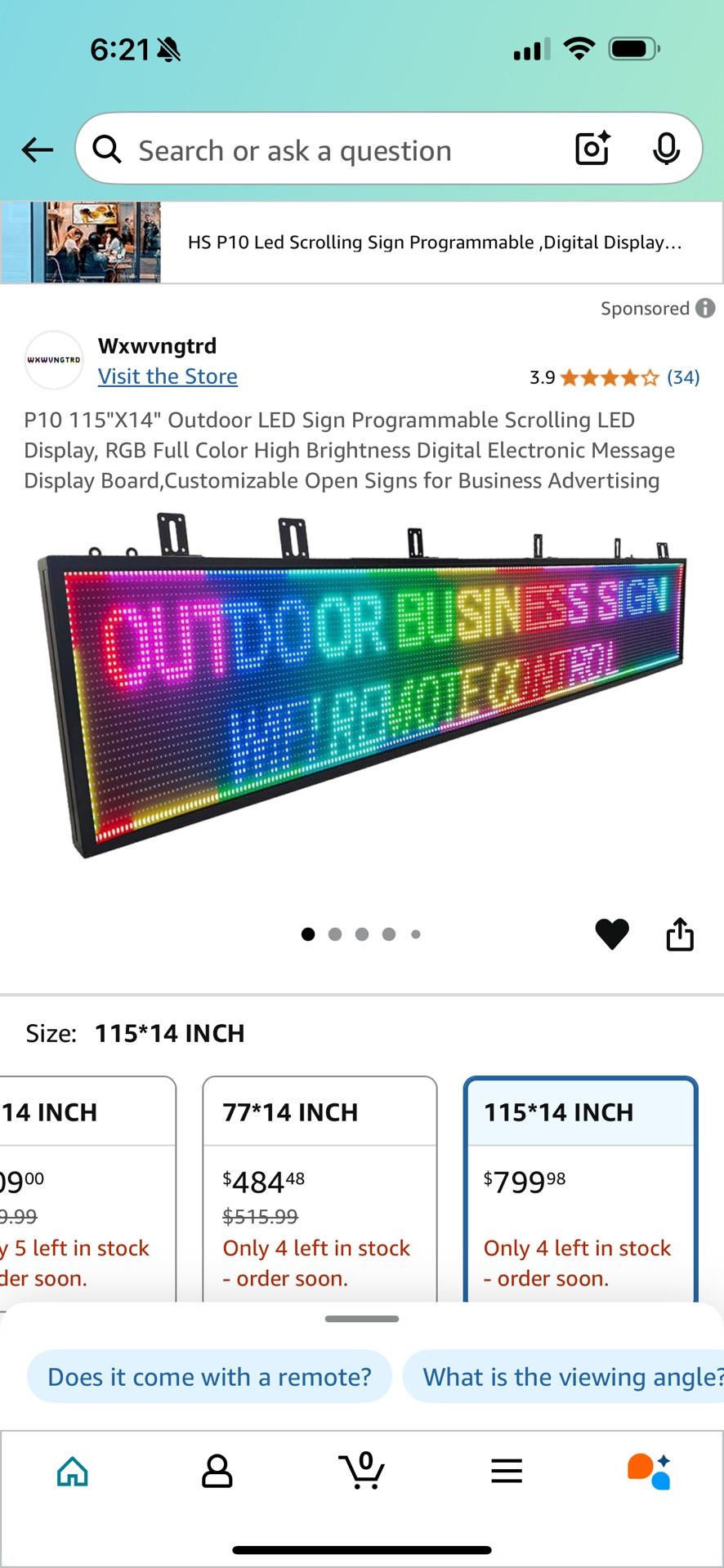 Led Display Advertising Sign