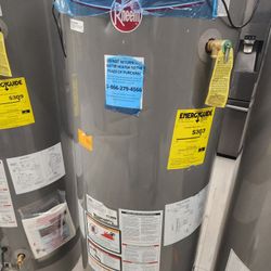 New Water Heater Rheem Performance Platinum