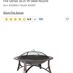 35 In. Roman Fire Pit