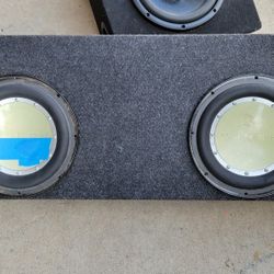 10 Inch Rockford Fosgate P3 In A Ported Box For Single Cab Truck 