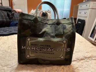 Marc Jacobs Camo Canvas Tote Bag