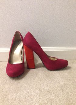 Color-block Heels Size 7.5