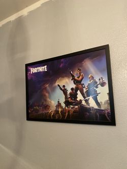 Fortnight framed picture