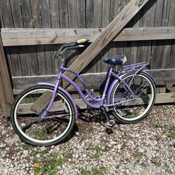 Schwinn Huntington 26" Women's Beach Cruiser Bike – Lavender Purple