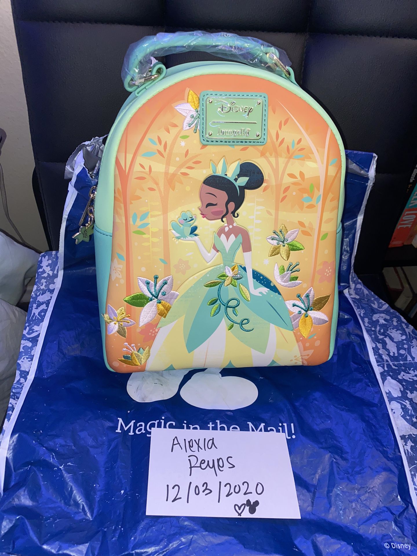 Loungefly Princess and The Frog Tiana Mini Backpack