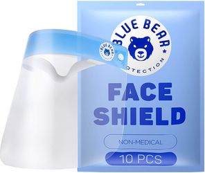 Brand new in box Face Shield Protection, Adult Face Shield, Protective Face Shields for Women and Men, Clear Face Shield, Face Shield Mask Reusable,