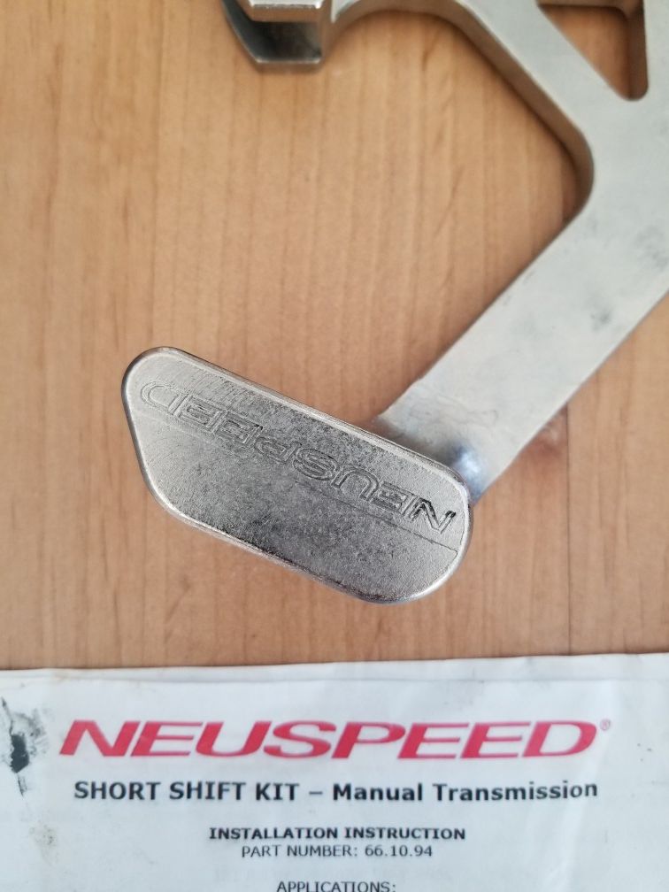 Neuspeed short shifter (manual trans) part #: 66.10.94