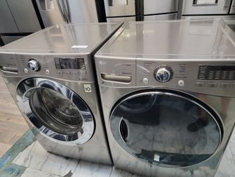 Lg Washer And Dryer Front Load Set Large Capacity