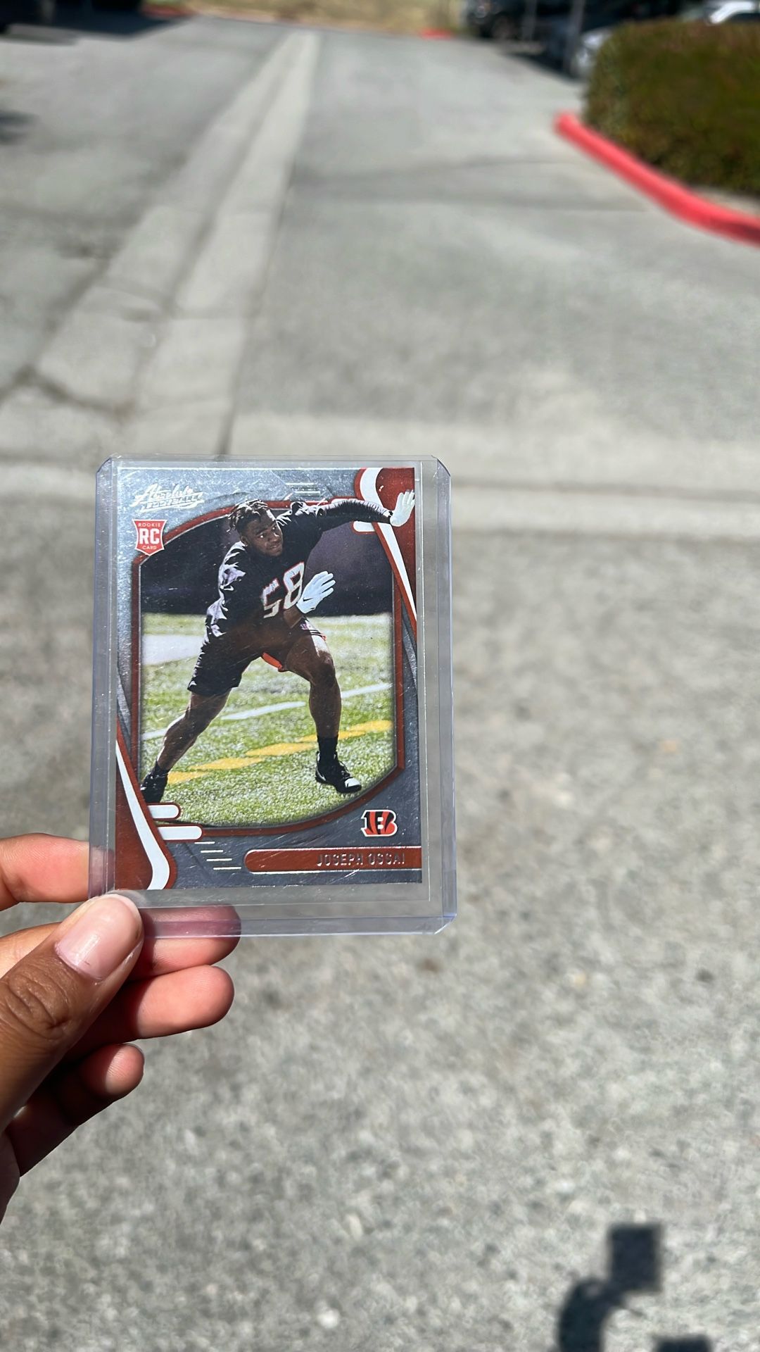 Joseph Ossai Bengals 2021 Card Rookie Card