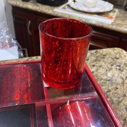12 New Cellini Mercury Glass Votive Holder