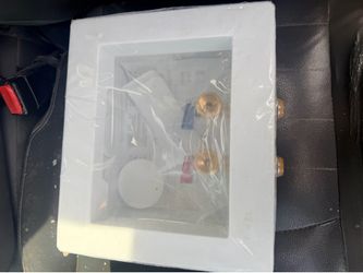 Washing machine outlet box