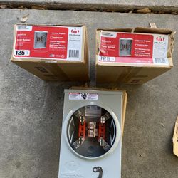 Milbank 600 Volt Meter Socket