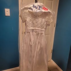 Size 10 Communion Dress or Flower Girl Dress,  Worn Once