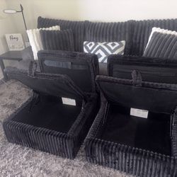 Couch Set With Ottomans