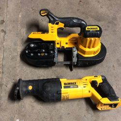 Dewalt 20 V Max Bandsaw + Saw Zall