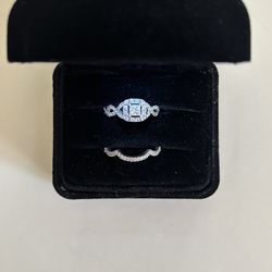 Natural Diamond Cluster Ring