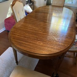 Maple Dining Table and Chairs