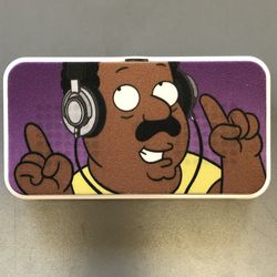 NEW*👉🏻 Portable Mini Loudspeaker Cleveland Brown Family Guy White Wired Battery 4"  (Silver Lake) 