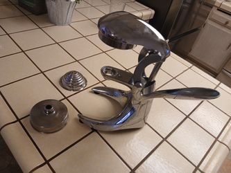 Heavy Duty Chrome Manual Citrus Juicer Press