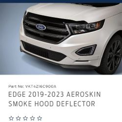 Ford Edge.  LUND Smoked Black Hood Deflector 