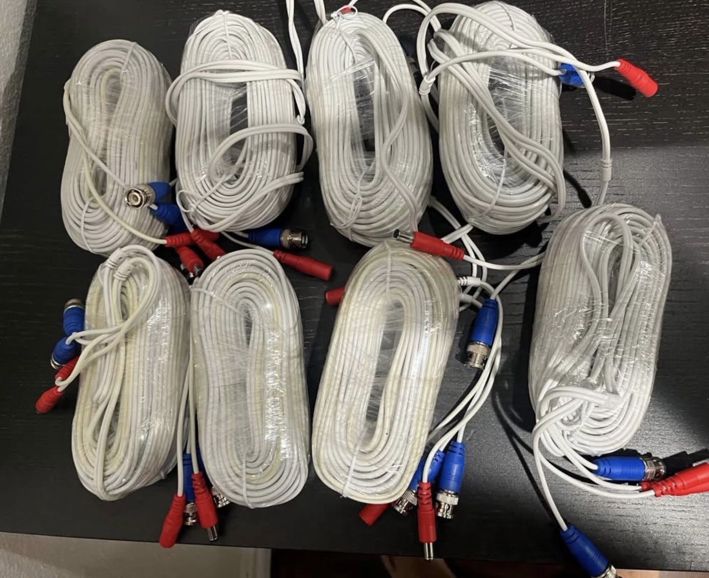 Swann 60ft BNC Security Camera Cables (Video & Power) - 8 Pack
Condition: Brand New
Quantity: 8 Cables Overview:
This set includes eight high-quality