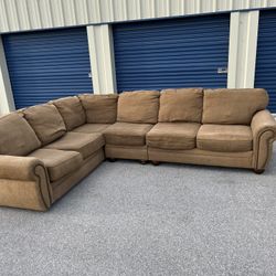 Brown Sectional Couch Free Delivery