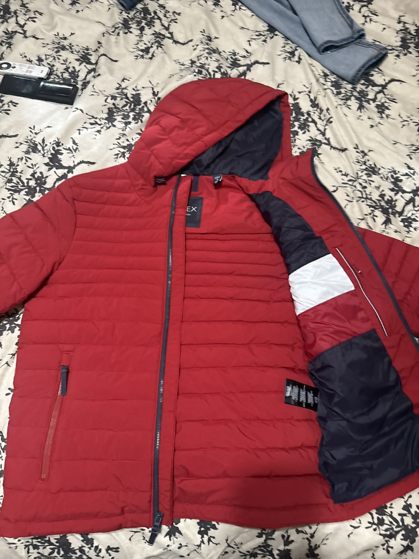 Red Tommy Hilfiger Puffer