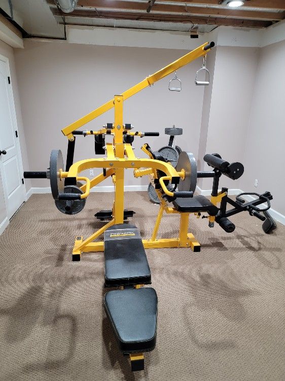 Powertec Workbench Multisystem Gym w/weights and Plate Tree