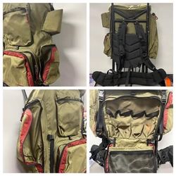 Camp Trails Wilderness External Frame Backpack XLarge Hiking Camping Army Green