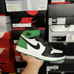 Jordan Lucky Green 1s size 8.5 VNDS 