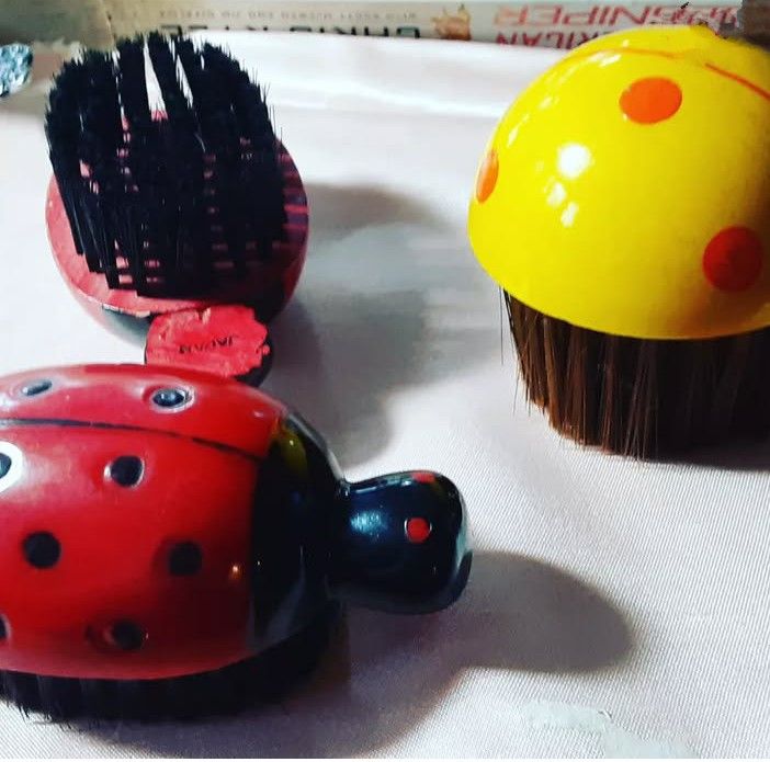 Lady Bug Novelty Brushes bundle Of 3
