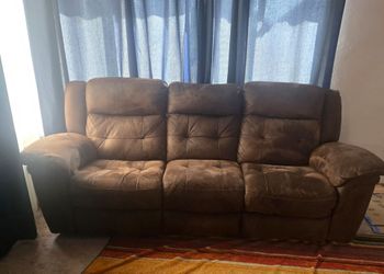 Suede Sofa