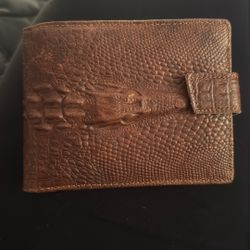 Dragon/Crocodile Leather Wallet