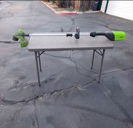 Electric Weed Whacker and Leaf Blower OBO