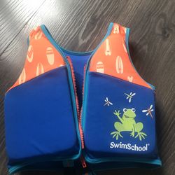 Swim school toddler swim vest